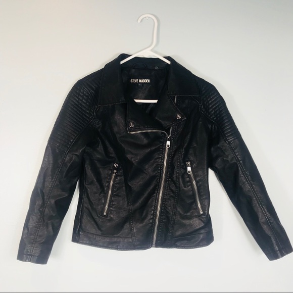 Steve Madden Jackets & Blazers - NWT Steve Madden | Leather Faux Jacket